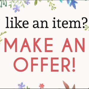 Offers Welcomed and Encouraged.  Bundle and Save.